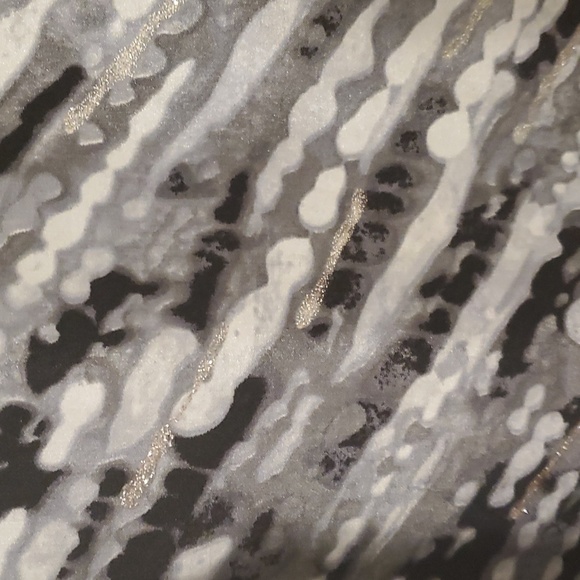 Additions by Chicos Silver, Gray and Black Tunic Size 2 - Picture 2 of 11